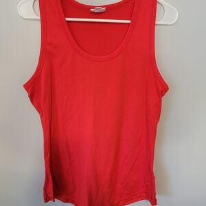 LuLaRoe Vibrant Red Tank Top- Size M- Like New!